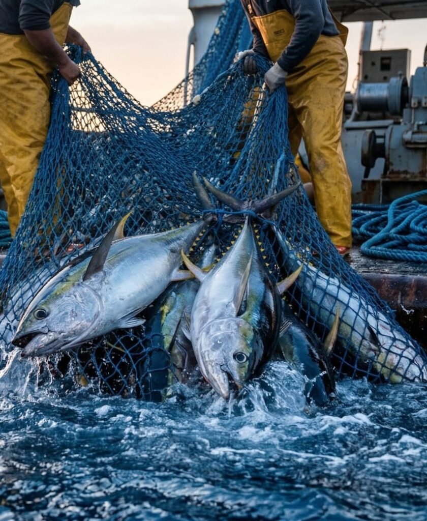 tuna, fish, fresh seafood, Tuna Thiland Indonesia Factory Exporter Toptide Top tide canning canned tuna 